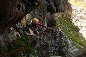 005 Elena in un passaggio della ferrata